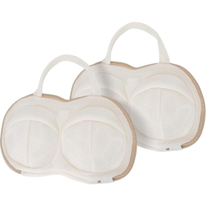 2枚セットブラジャー 洗濯ネット 加厚 3Dサポート 三重保護 洗濯機対応 型崩れ防止 絡み防止 衣類損傷..
