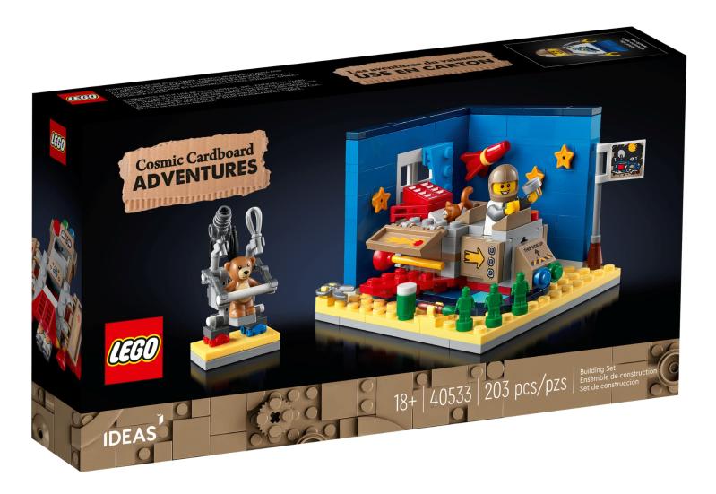 LEGO レゴ アイディア USSダンボール宇宙船の旅 40533
