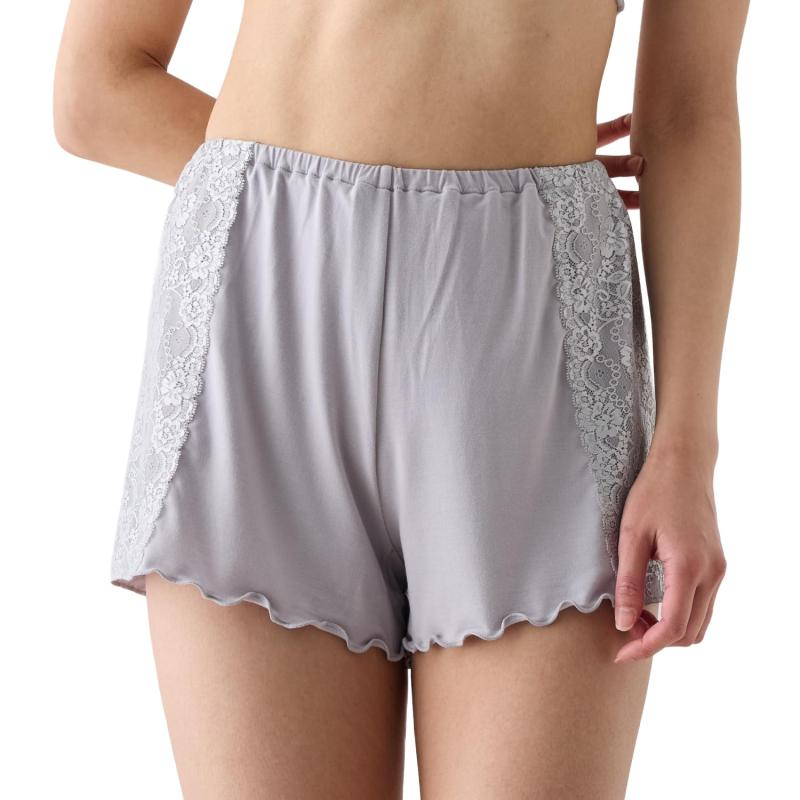 [姿勢工房] funny 締めつけゼロ レディース トランクス ハイウエスト 深履きタイプ ナイトショーツ ナイトウェア インナーパンツ 下着 パンツ フレアショーツ ルームウェア ボックスショーツ