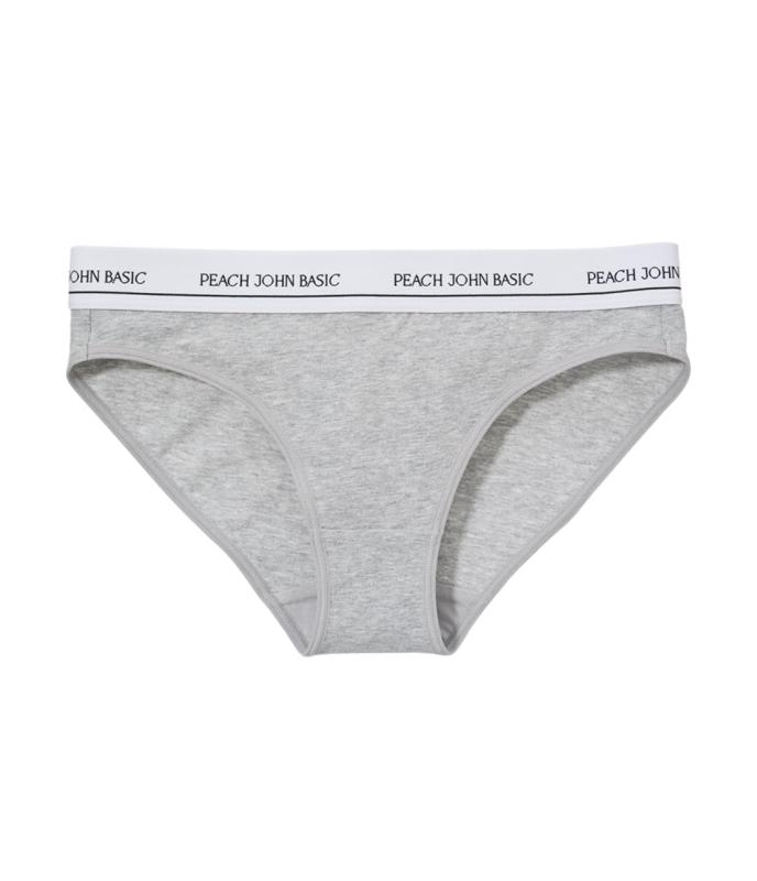 [ピーチ・ジョン] 【LL・3L追加】綿混 ロゴ入り 心地よいフィット感 ラベルレス】コットンMIXロゴ ショーツ【PJ BASIC】