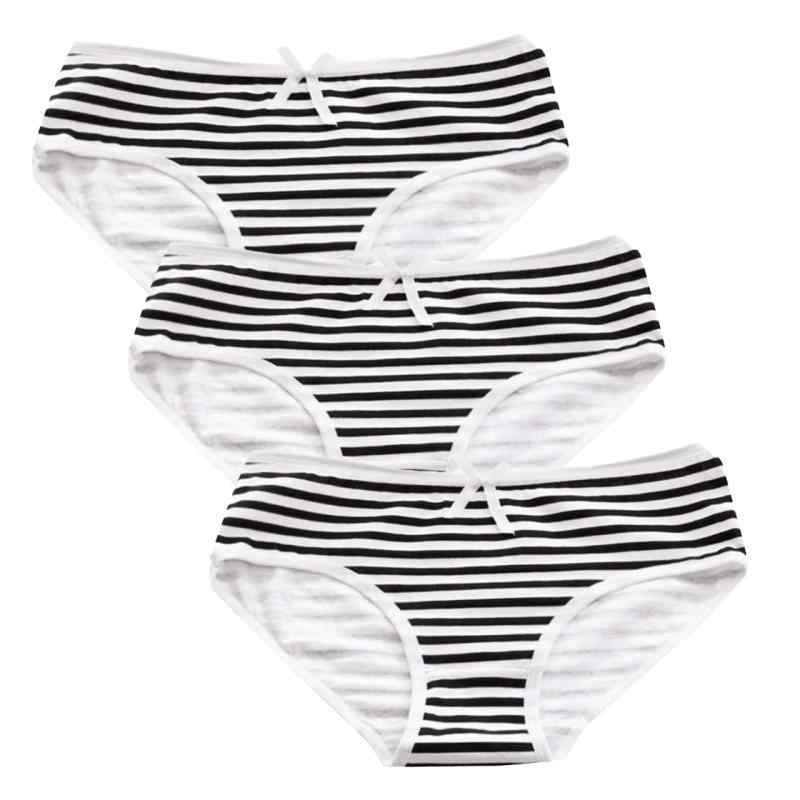 [ホワイトファング] ローライズ コットン パンツ 3枚セット 下着 マリン ボーダー 綿 ショーツ レディース TT21S3