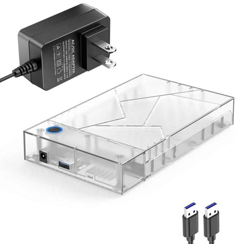 hdd 外付けケース HDD ケース 3.5インチ ハードディスク 外付けケース USB3.0接続 3.5インチ SATA HDD 500GB、1TB、2TB、3TB~6TB 2.5インチ HDD SSD ケース 18TBまで UASP対応 PS4/TV