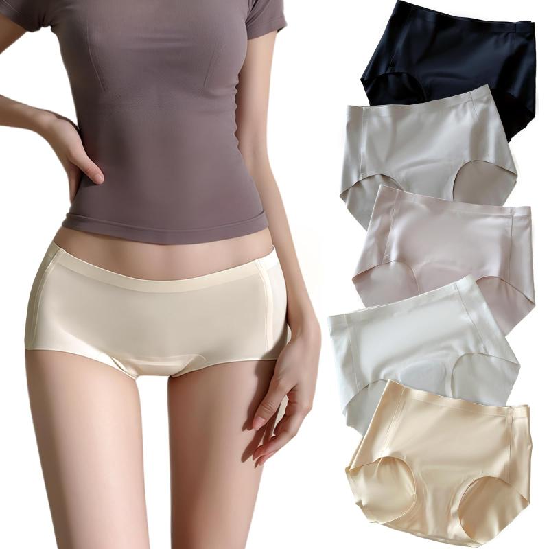 [MeatRoot] レディース ショーツ セット シームレス 運動用ヨガ対応 3D ピーチヒップ提臀 透気 大きいサイズ M - XL 中腰 綿裏裆 女性用無痕下着 多色パンティ 伸縮 響かない下着 美尻 肌に優し