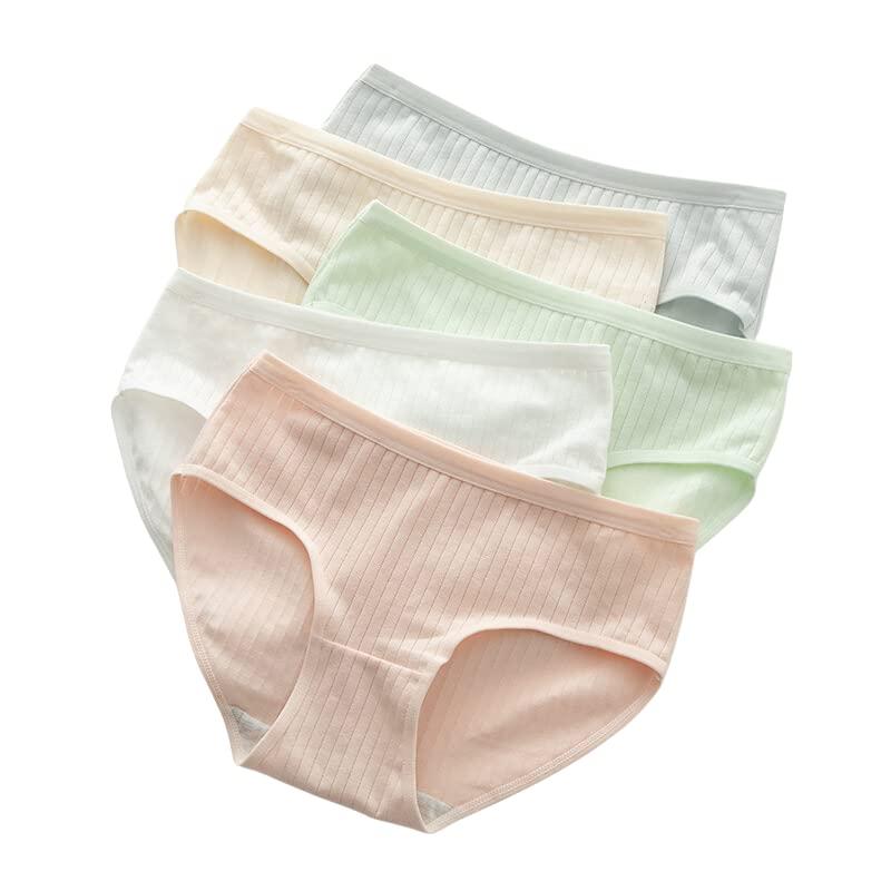 [emptio] [エンプティオ] レディース フルバック ショーツ パンティ マルチカラー 縦縞パステル 4枚セット