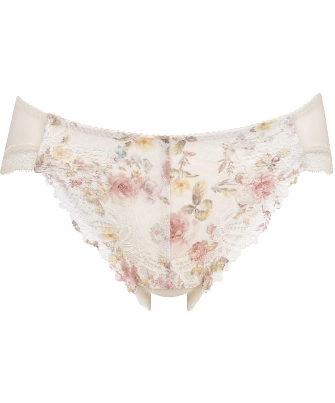 [ワコール] ショーツ 【リボンブラ 脇すっきり】 BRB433とペア はきこみ丈あさめ ナイロンベア天竺素材(バック) 3Lまで対応 大きいサイズ PRA133 レディース