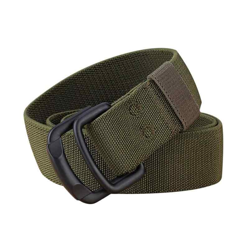 [Macoking] ベルト メンズ キャンバスベルト レディース GIベルト おおきいサイズ ストレッチ カジュアル 調整可能 ピン式 作業服 プレゼント 4色展開