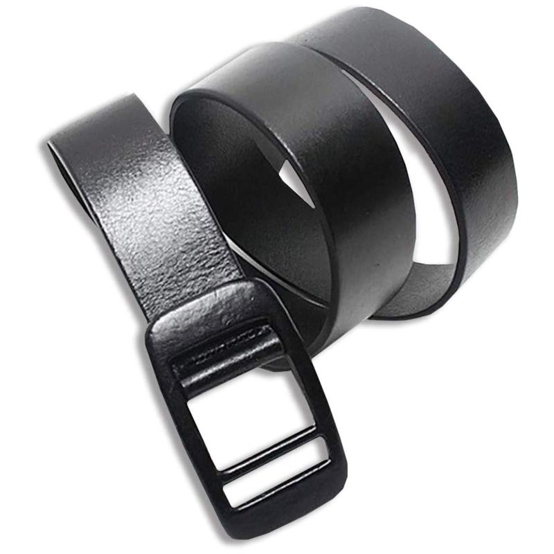 BUZZxSELECTION(バズ セレクション) メンズ スクウェア バックル レザー ベルト デザイン カジュアル 合皮 LBT074