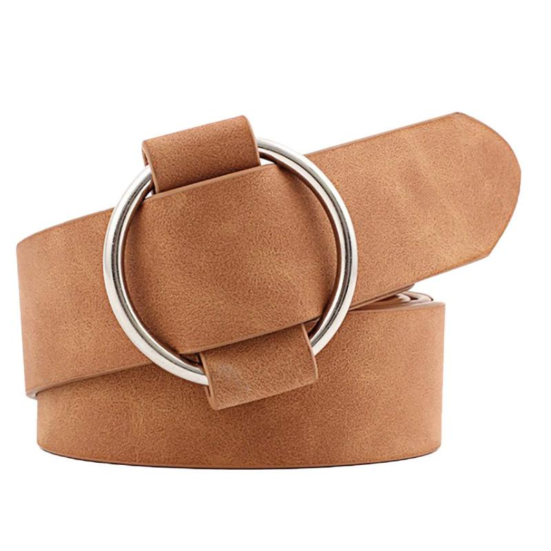 WHITE FANG(ホワイトファング) レザー ベルト おしゃれ ベルト 細い カジュアル リング バックル 皮 革 レディース BT056