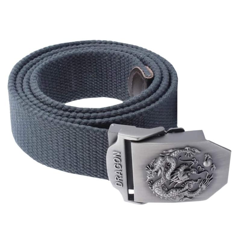 CHROME CRANE(クロム クレイン) 紐ベルト 龍 ドラゴン バックル 竜 カジュアル ナイロン おしゃれ メンズ BLT058