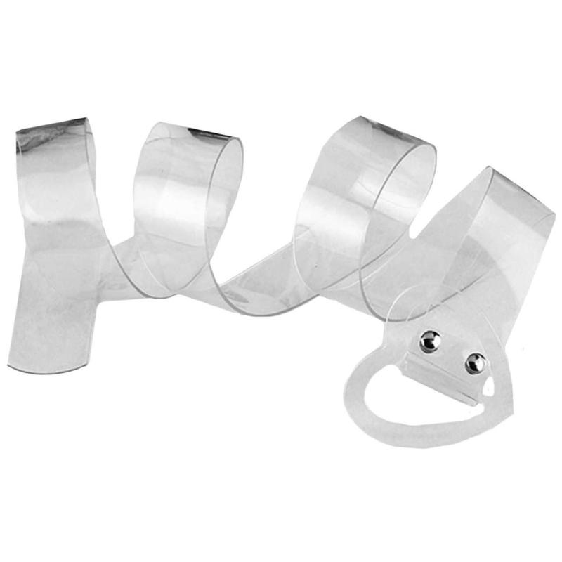 BUZZxSELECTION(バズ セレクション) レディース クリア 透明 デザイン バックル ベルト カジュアル ファッション LBT078