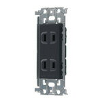 パナソニック WTF1502WK 埋込ダブルコンセント 金属取付枠付 15A 125V ホワイト