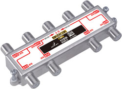 8DMLS DXアンテナ 屋内用8分配器[2K・4K・8K対応](全電通形)