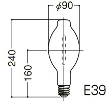 NH220FLS 岩崎電気 FECサンルクスエース (220W、E39、拡散形)