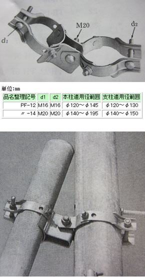 PF-14 イワブチ 支柱金具