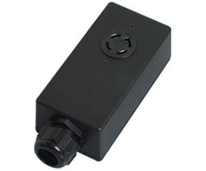 4323E アメリカン電機 シングルタップ 引掛形×1（30A、接地形3P、250V）