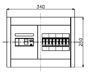 BQWB868 パナソニック 住宅分電盤(ヨコ1列タイプ リミッタースペース無 8+0 60A)