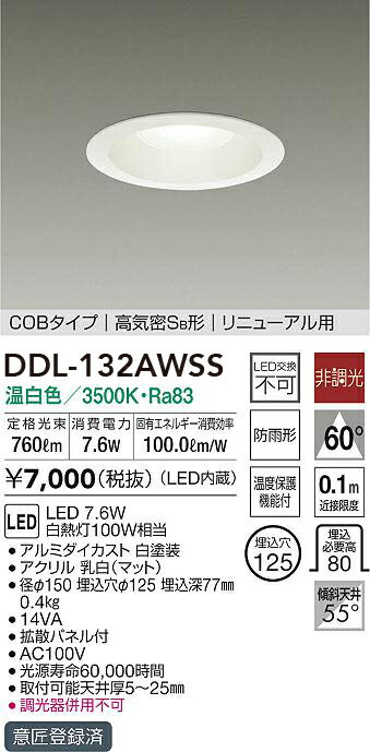 y5/15|Cgő9{(+SPU)zDDL-132AWSS d@ pLED_ECg 125 F