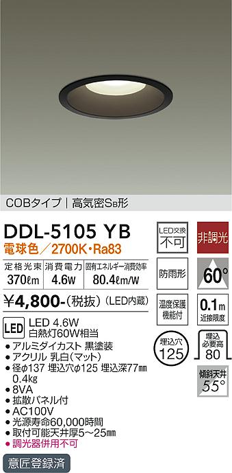 y5/15|Cgő9{(+SPU)zDDL-5105YB d@ pLED_ECg 125 dF