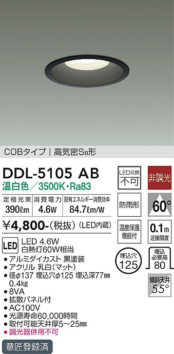 y5/15|Cgő9{(+SPU)zDDL-5105AB d@ pLED_ECg 125 F