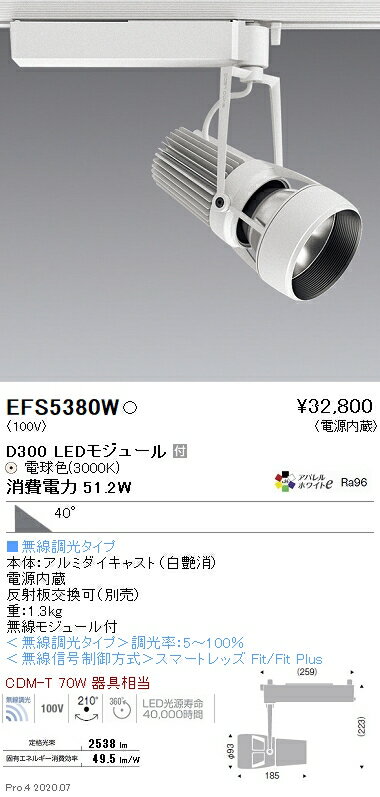 EFS5380W ƣ DUALݥåȥ饤 D300 3000K ŵ忧 Ķ Fit