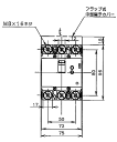 BJW37591K パナソニック 漏電ブレーカーBJW型(125AF 3P3E 100/200/500mA 75A)