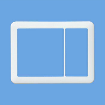 WTC7123W パナソニック スイッチプレート(2連接穴用＋1連用)(ラウンド)(ホワイト)