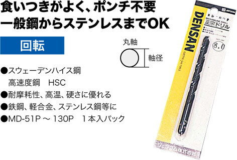 MD-52P ジェフコム エクストラ正宗ドリル(サイズ・軸径5.2mm)