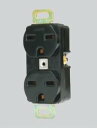 1134A(黒) 神保電器 接地形埋込Wコンセント