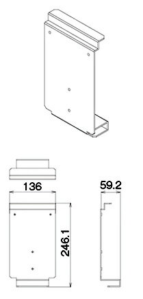 【5/10ポイント最大9倍(+SPU)】LJ-MFP01 パナソニック 産業用パワーステーション用固定金具【メーカー直送】【代引不可】【キャンセル不可】