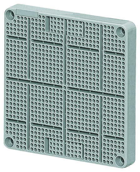 BPF-1212G 未来工業 取付自在板 正方形タイプ(グレー)