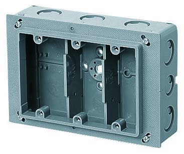 CSW-3N 未来工業 埋込スイッチボックス(塗代付)3個用