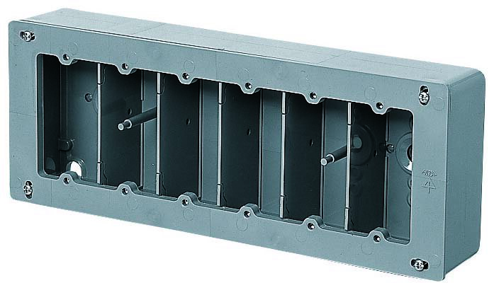 CSW-6F 未来工業 埋込スイッチボックス(平塗代付)6個用