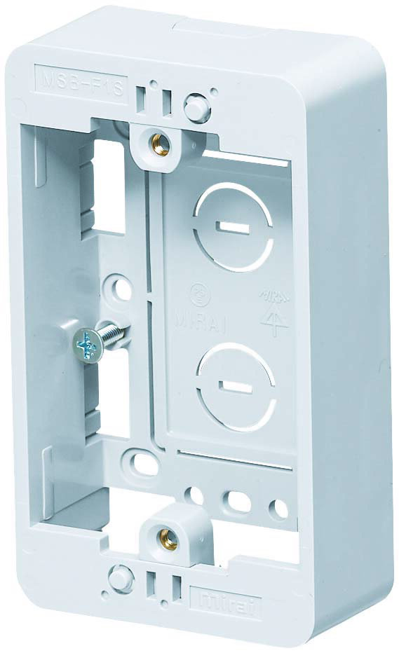 MSB-F1SW 未来 モール用スイッチボックス(Fタイプ)(ホワイト)