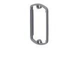 OF-12XJ-5 未来工業 塗代カバー継枠(プラスチック製継枠)(10個入)