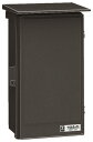 WB-4AK 未来工業 ウオルボックス プラスチック製防雨ボックス 屋根付 タテ型 ブラック色