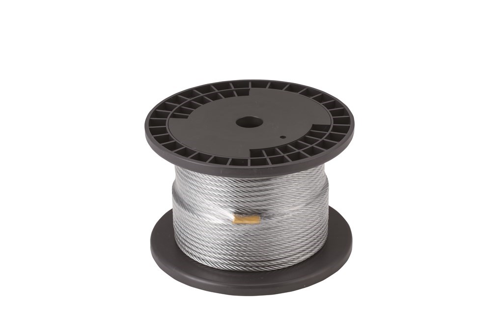 Y5D-50 未来工業 ワイヤーロープ 溶融亜鉛めっき ボビン巻き 50m巻