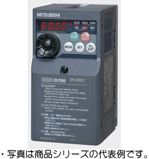 FR-D720-0.1K ɩ ñС D700꡼[200V饹](⡼0.1kW)Ǽ12ʾۡԲġۡʸ奭󥻥Բġ