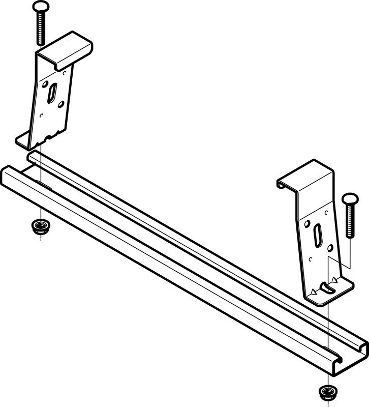【受注品】CVCQB70 ネグロス 底板カバークランプ【代引不可】【キャンセル不可】