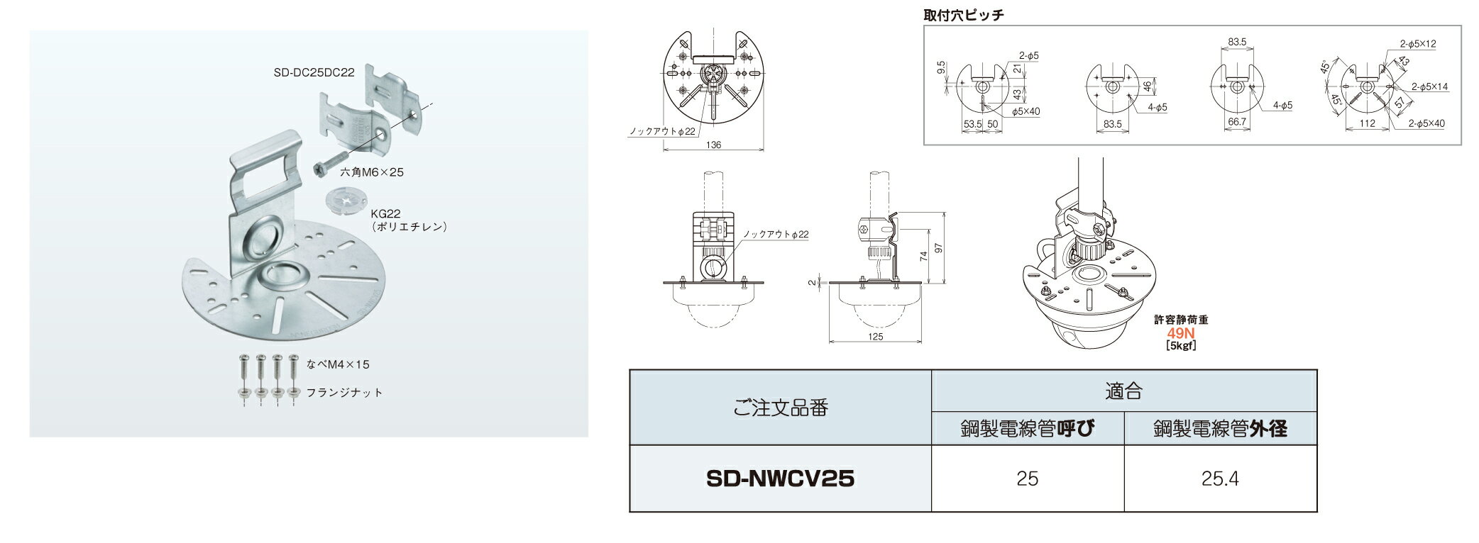 SD-NWCV25 ネグロス ネットワークカメ