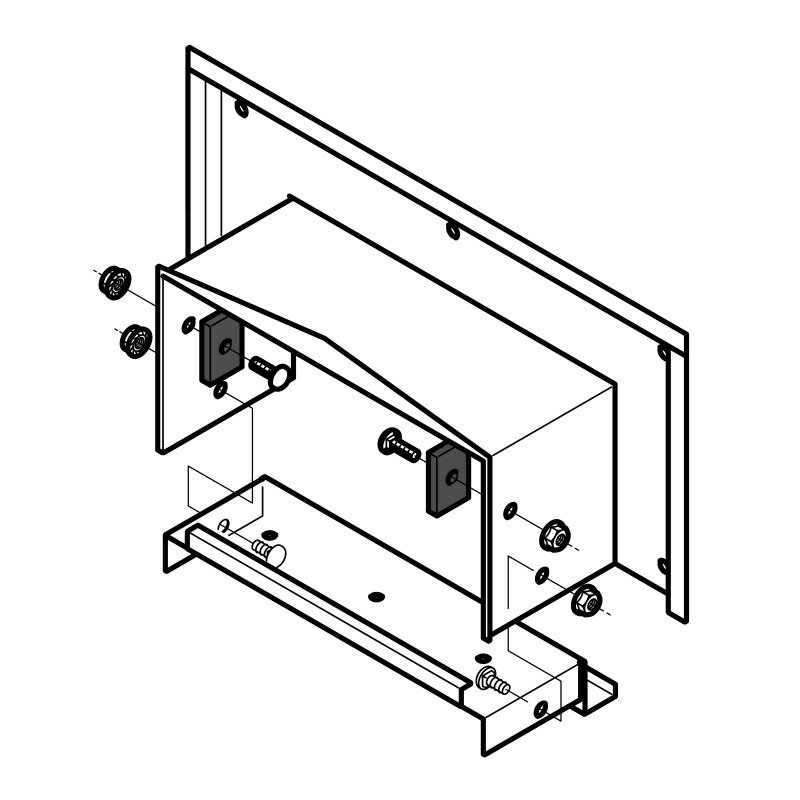 【受注品】SD-SWPQR100NL ネグロス 止水プレート SD【代引不可】【キャンセル不可】