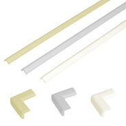 BP15-S226C 日東工業 エッジガード(ストレート用) アイボリー