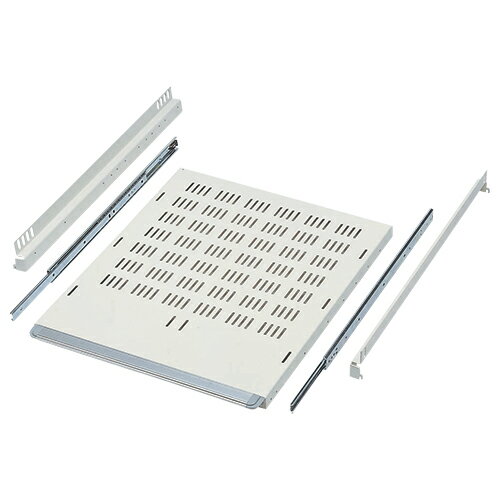 RD162-232SN 日東工業 スリット付スライド式台板セット(山型レール・スライドレール付)・ペールホワイト塗装(428×26×300)