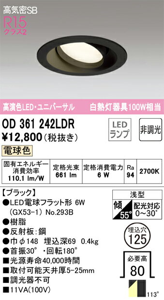 OD361242LDR ǥå LED˥С饤 ⵤ̩SB 125 ŵ忧
