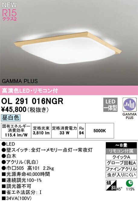 OL291016NGR ǥå LED󥰥饤 8 