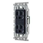 WTL131249H パナソニック アドバンスシリーズ 埋込接地ダブルコンセント 絶縁枠付 グレー