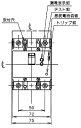 BJW2753K パナソニック 漏電ブレーカーBJW型(75AF 2P2E 30mA 75A)