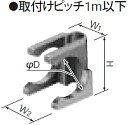 DM14R パナソニック 吊りボルト用クリップ PF管用(14)(ウォームグレイ)
