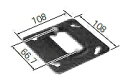 DM5511 パナソニック 中型四角器具用カバー(13・平兼用)(4)
