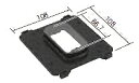 DM5511C パナソニック 中型四角器具用カバー(13ミリ)