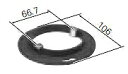 DM5513 パナソニック 八角器具用カバー(13ミリ・平兼用)